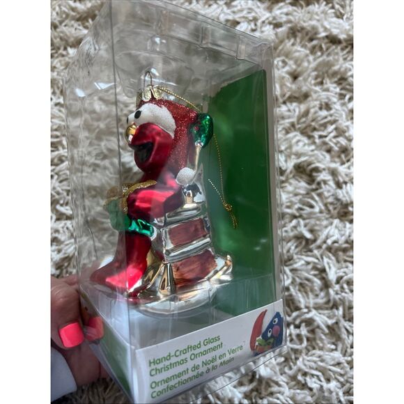 NIB Elmo By Kurt S. Adler Hand Crafted Glass Christmas Ornament - Picture 12 of 12